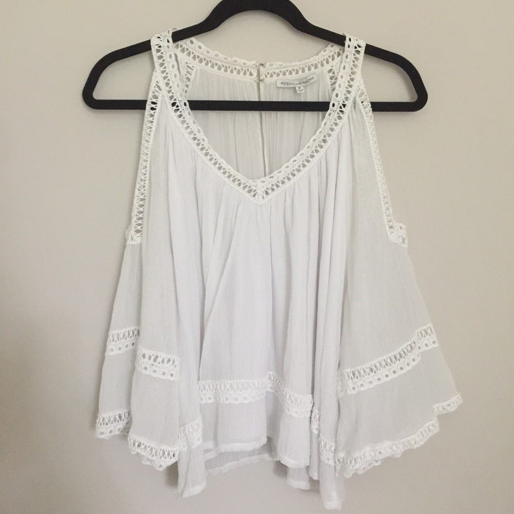 Rebecca Minkoff Deneuve Top In White